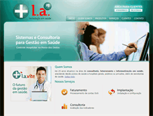 Tablet Screenshot of lainformatica.com.br